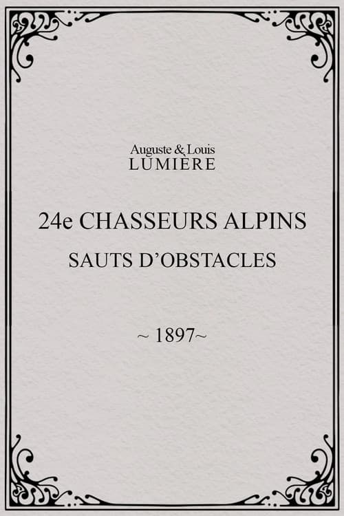 24ème chasseurs alpins : sauts d’obstacles